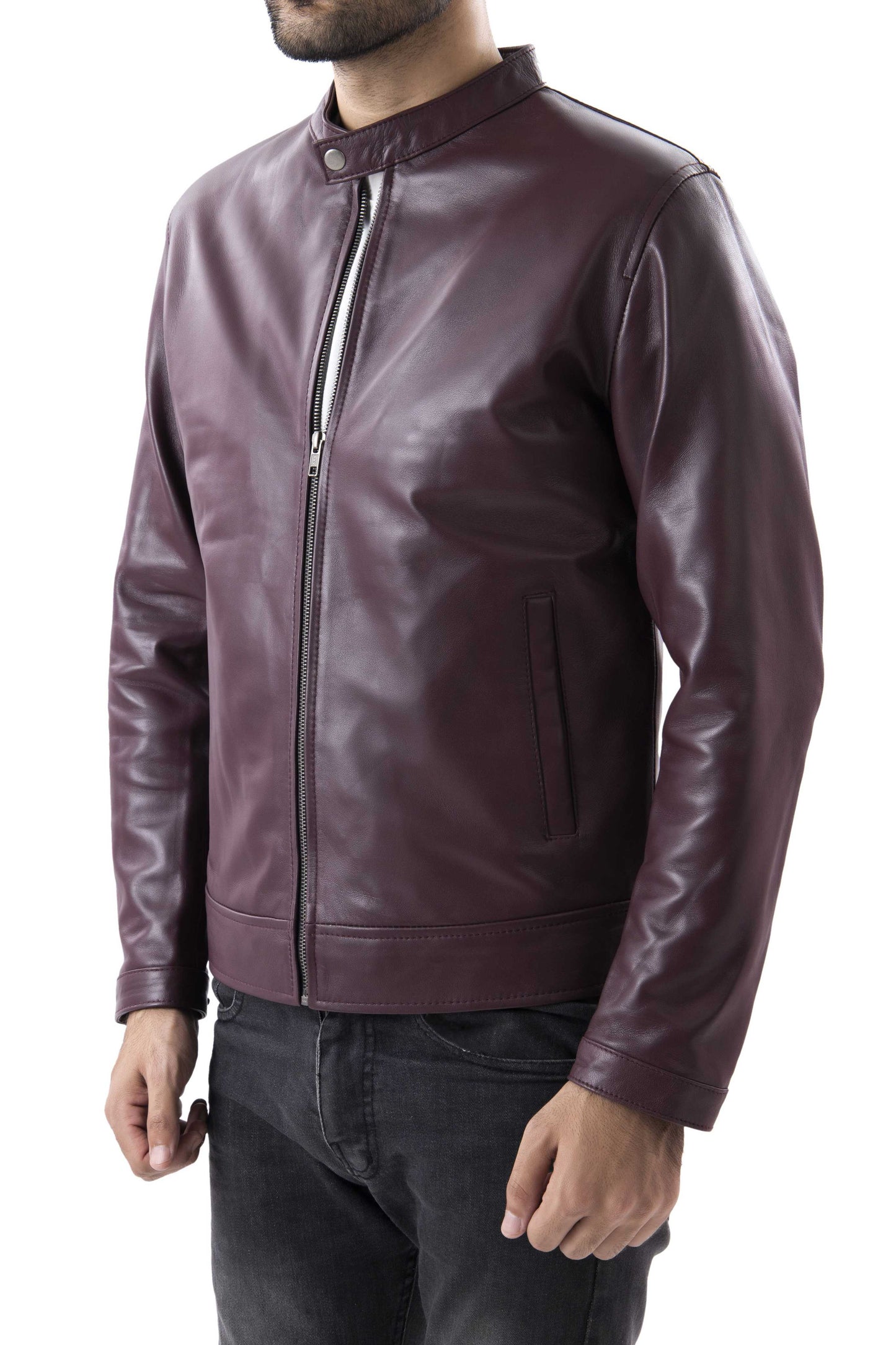 Mens Pure Sheep Leather Jacket