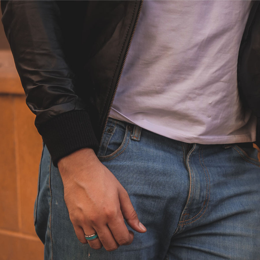 Bomber Style Mens Leather Jacket