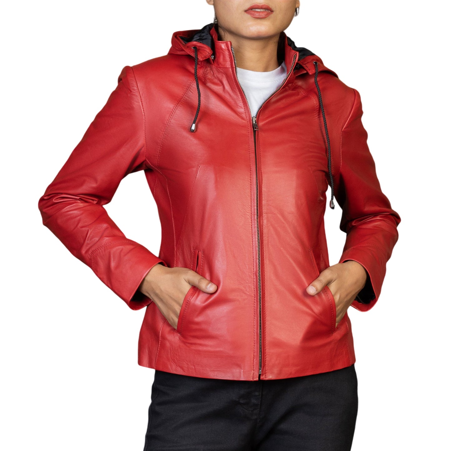 red leather jacket for mens and womens 