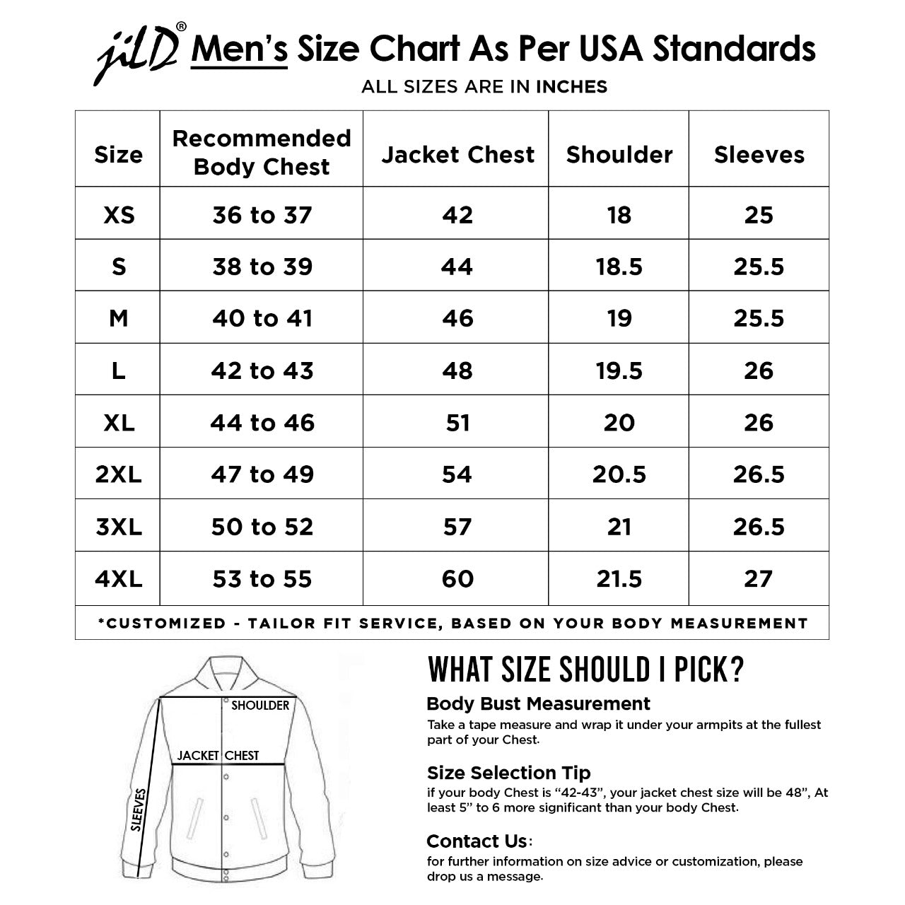 Jild Men's Classic Leather Jacket