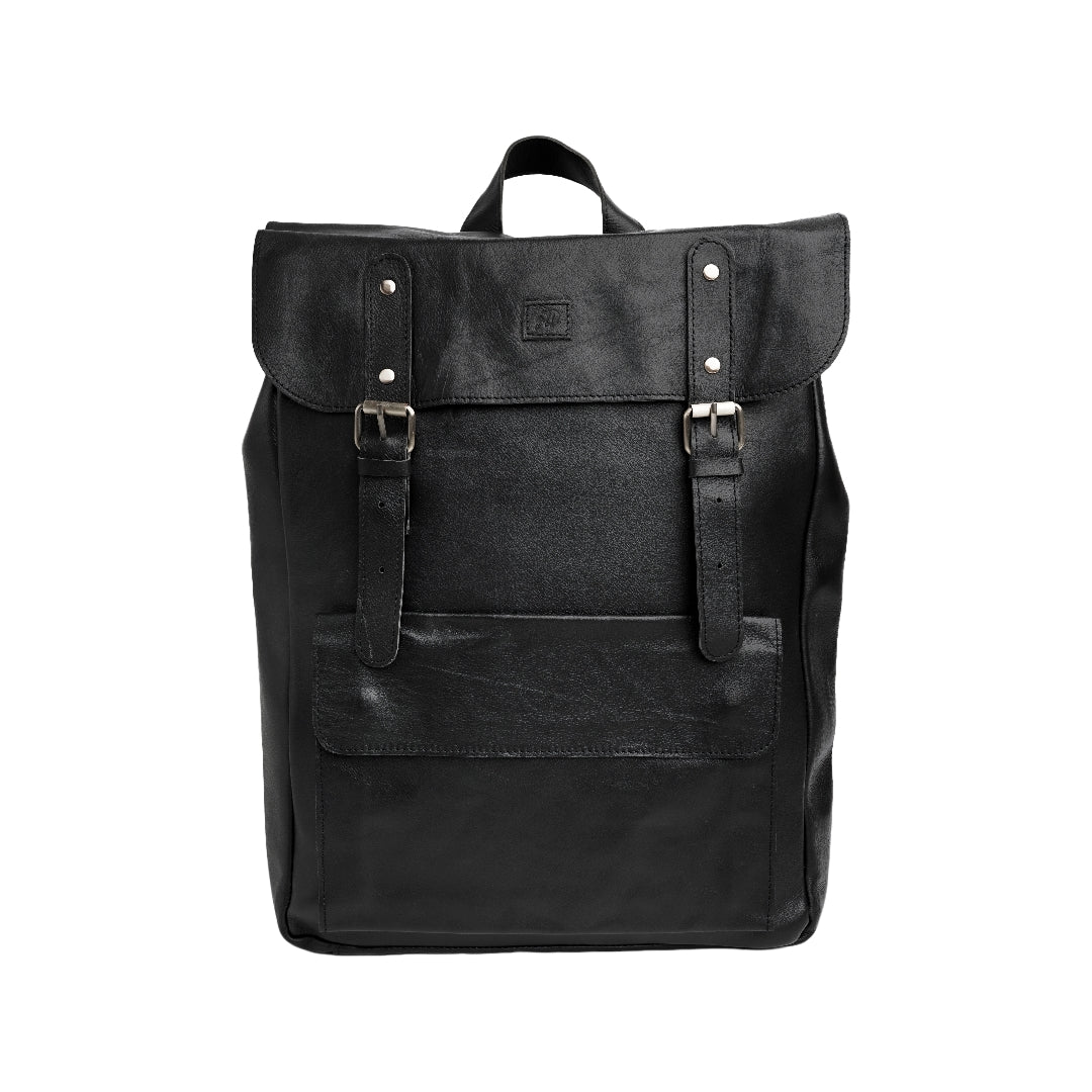 Nomad Vintage Leather Backpack - Black