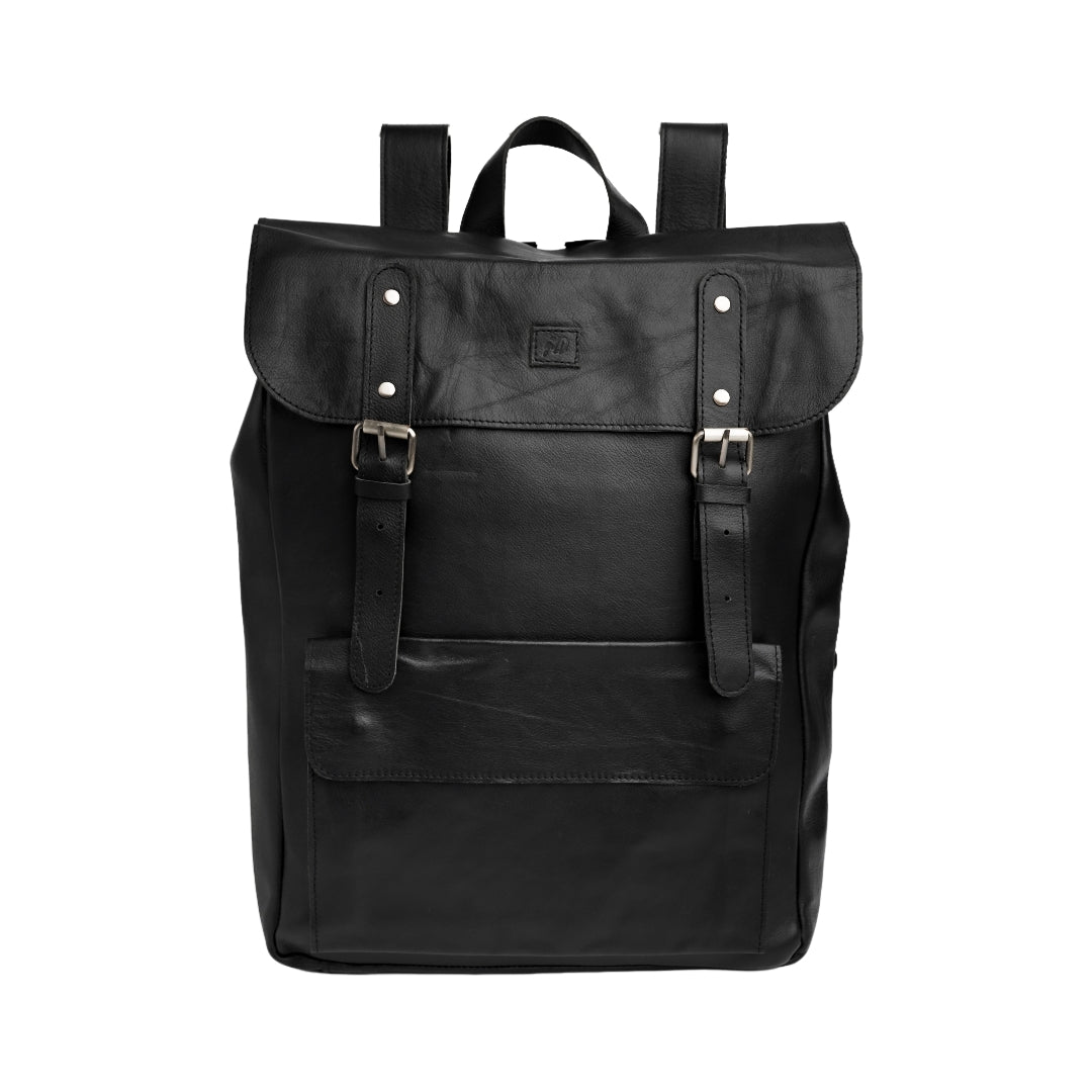 Nomad Vintage Leather Backpack - Black