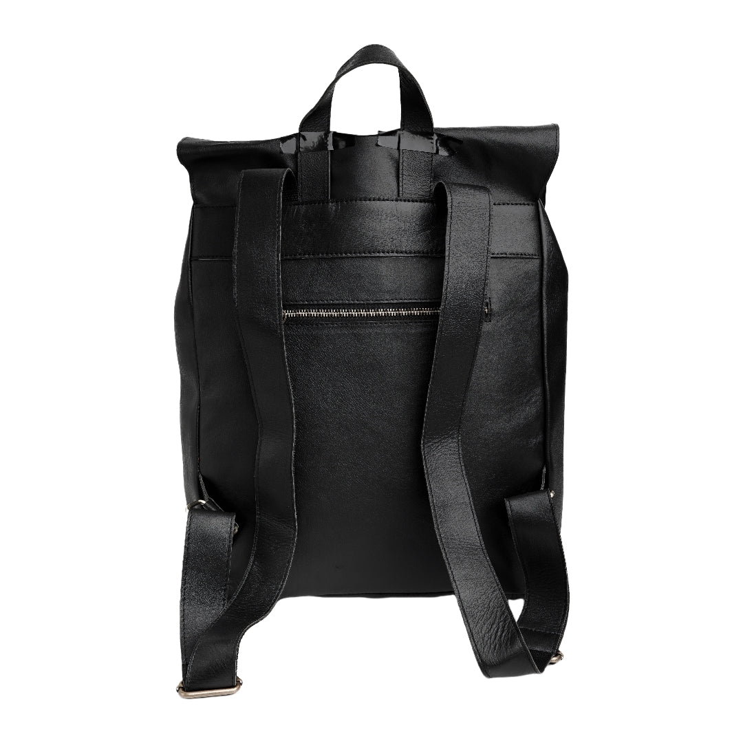 Nomad Vintage Leather Backpack - Black