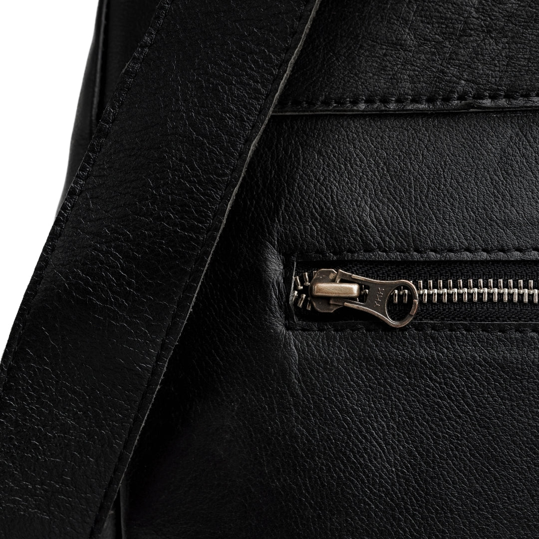 Nomad Vintage Leather Backpack - Black