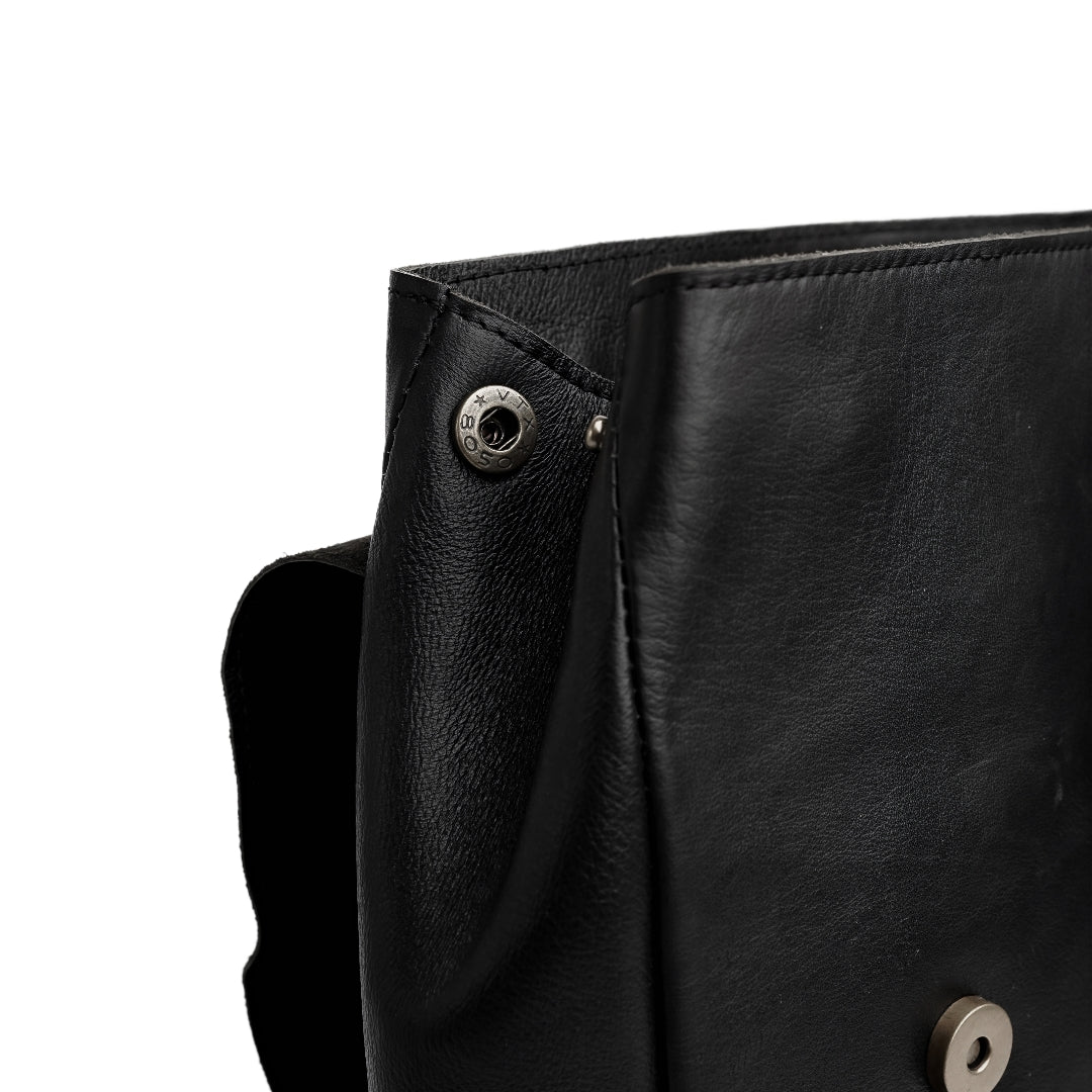 Nomad Vintage Leather Backpack - Black