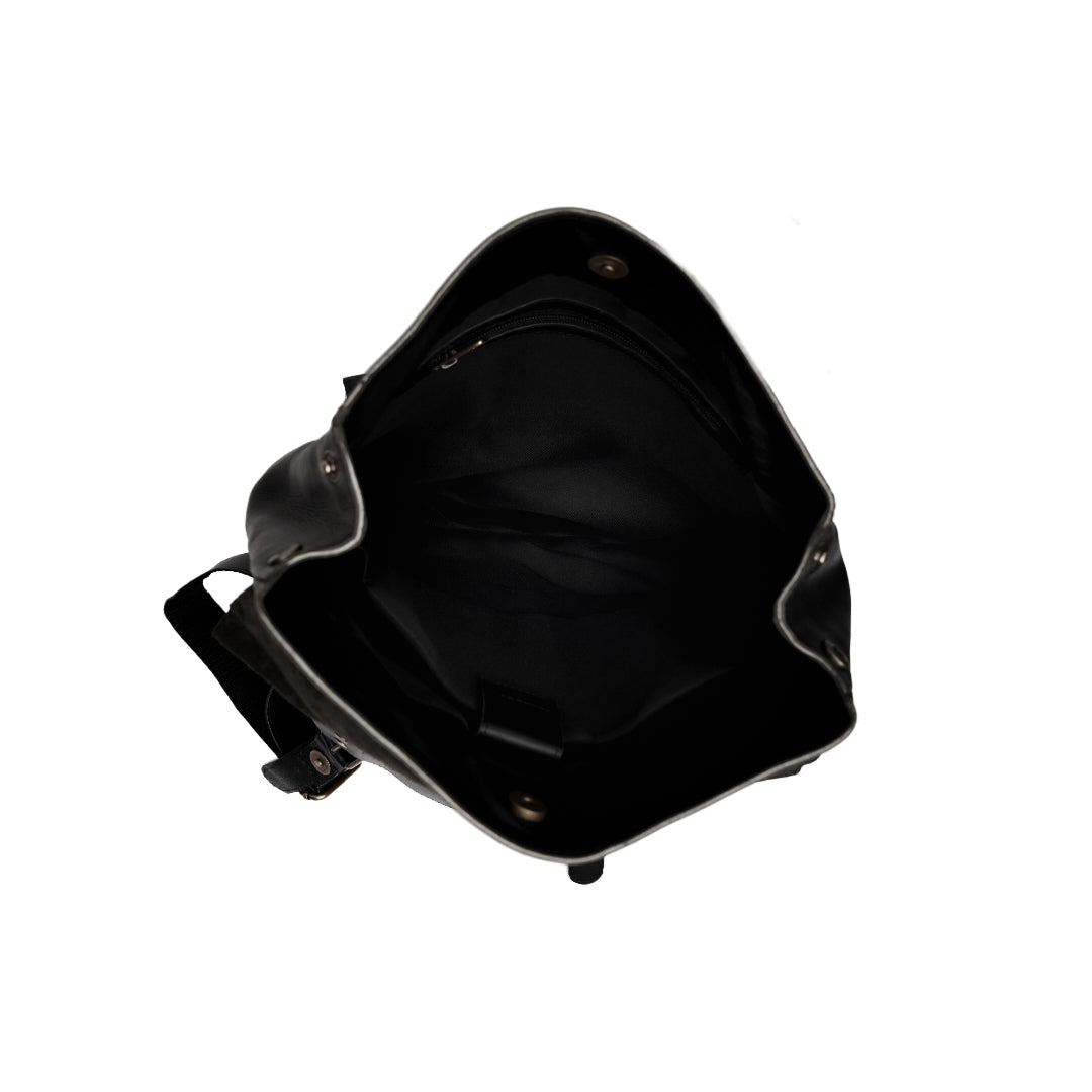 Nomad Vintage Leather Backpack - Black