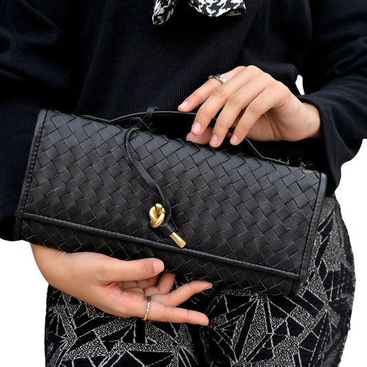 The Knot Handwoven Clutch