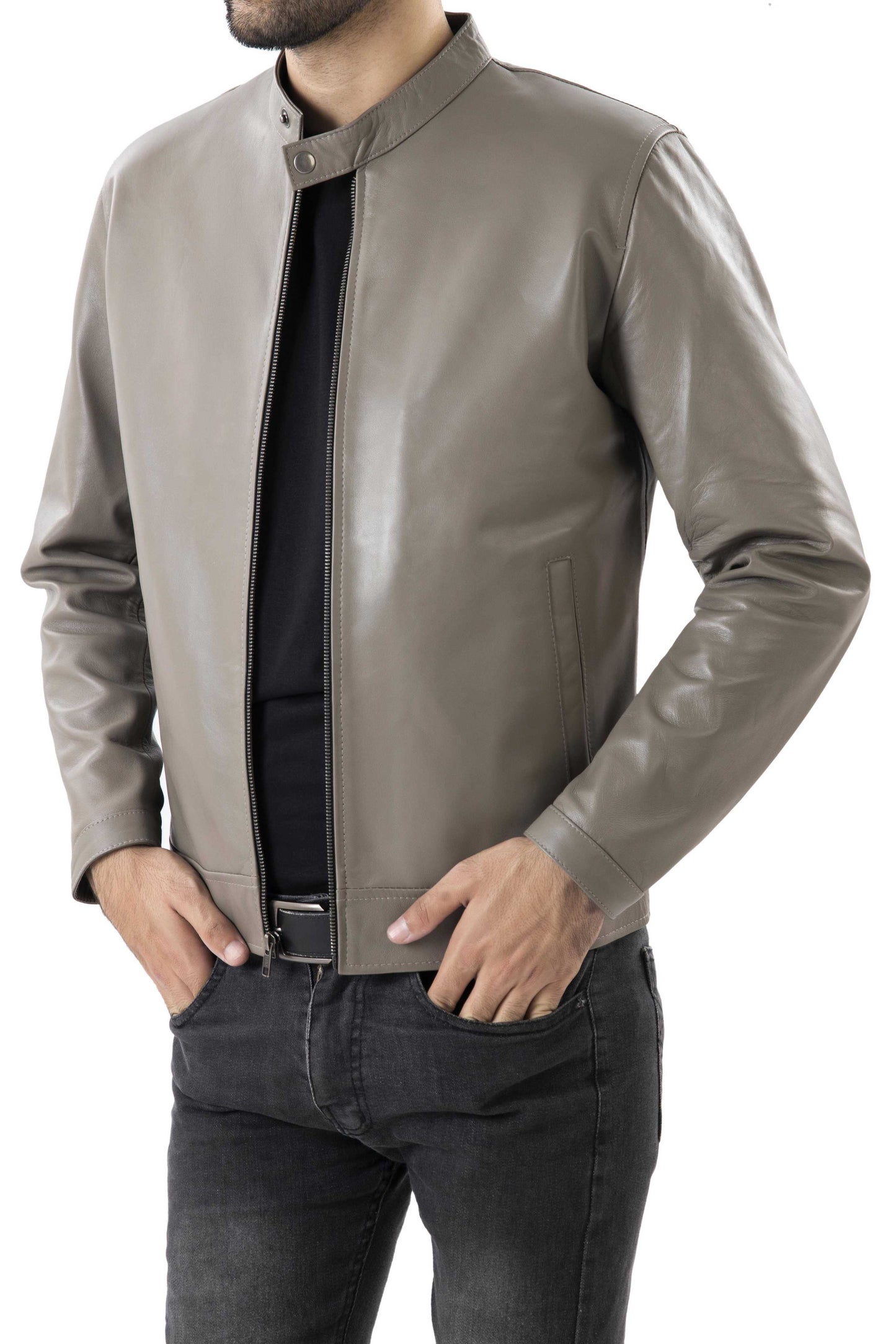 Mens Pure Sheep Leather Jacket
