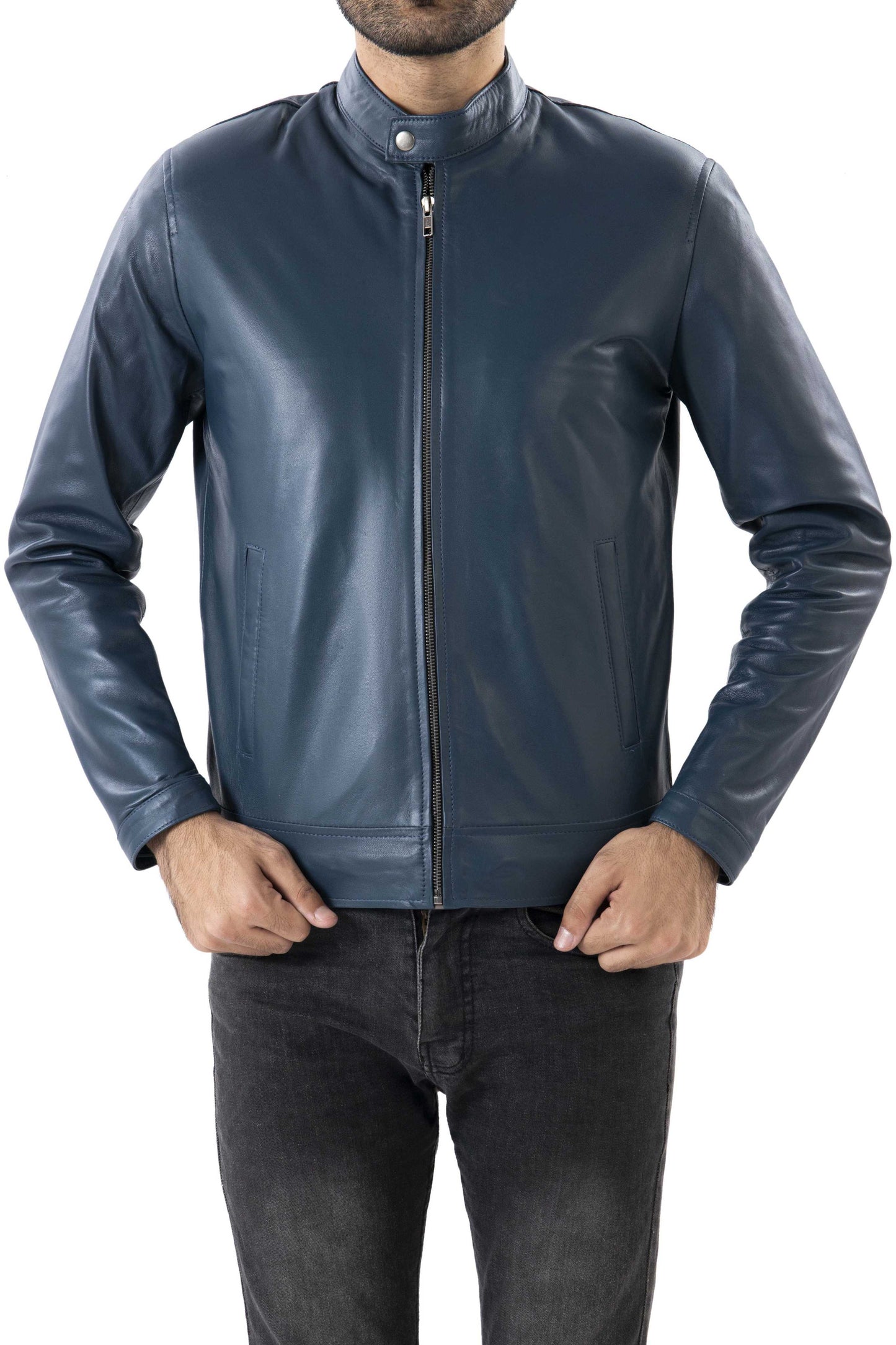 Mens Pure Sheep Leather Jacket