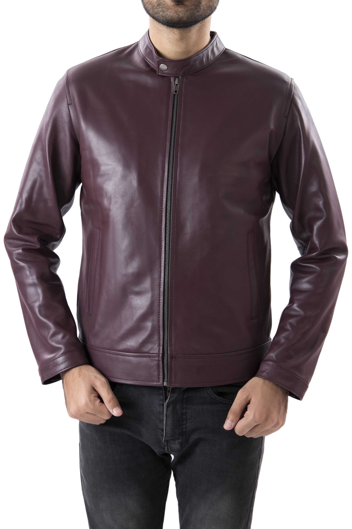 Mens Pure Sheep Leather Jacket