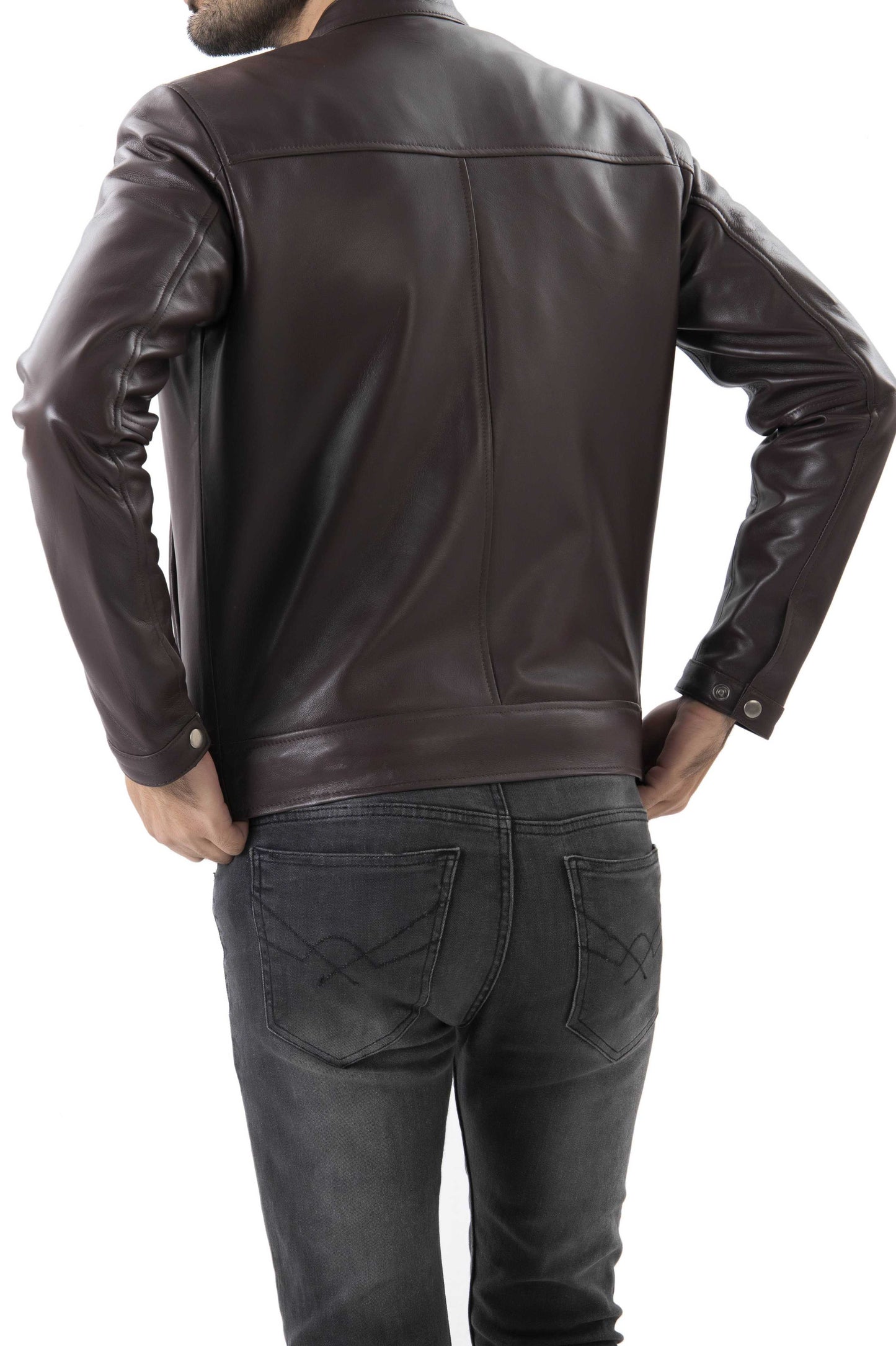 Mens Pure Sheep Leather Jacket