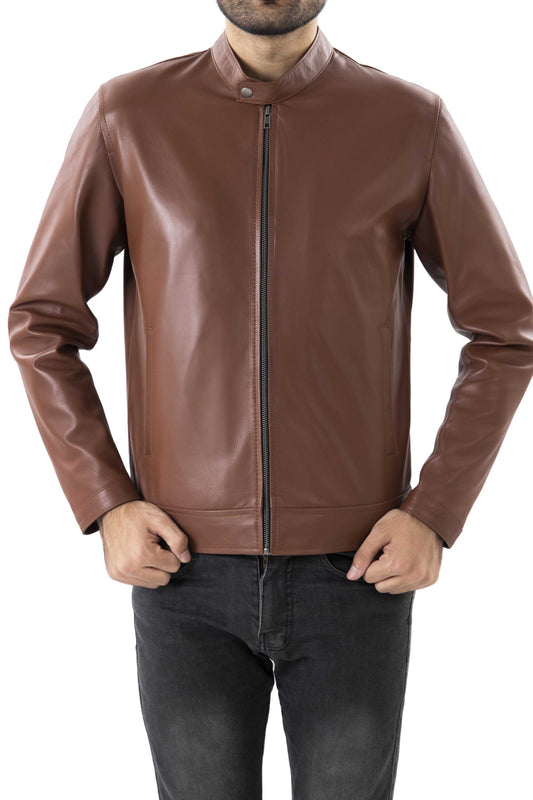 Mens Pure Sheep Leather Jacket