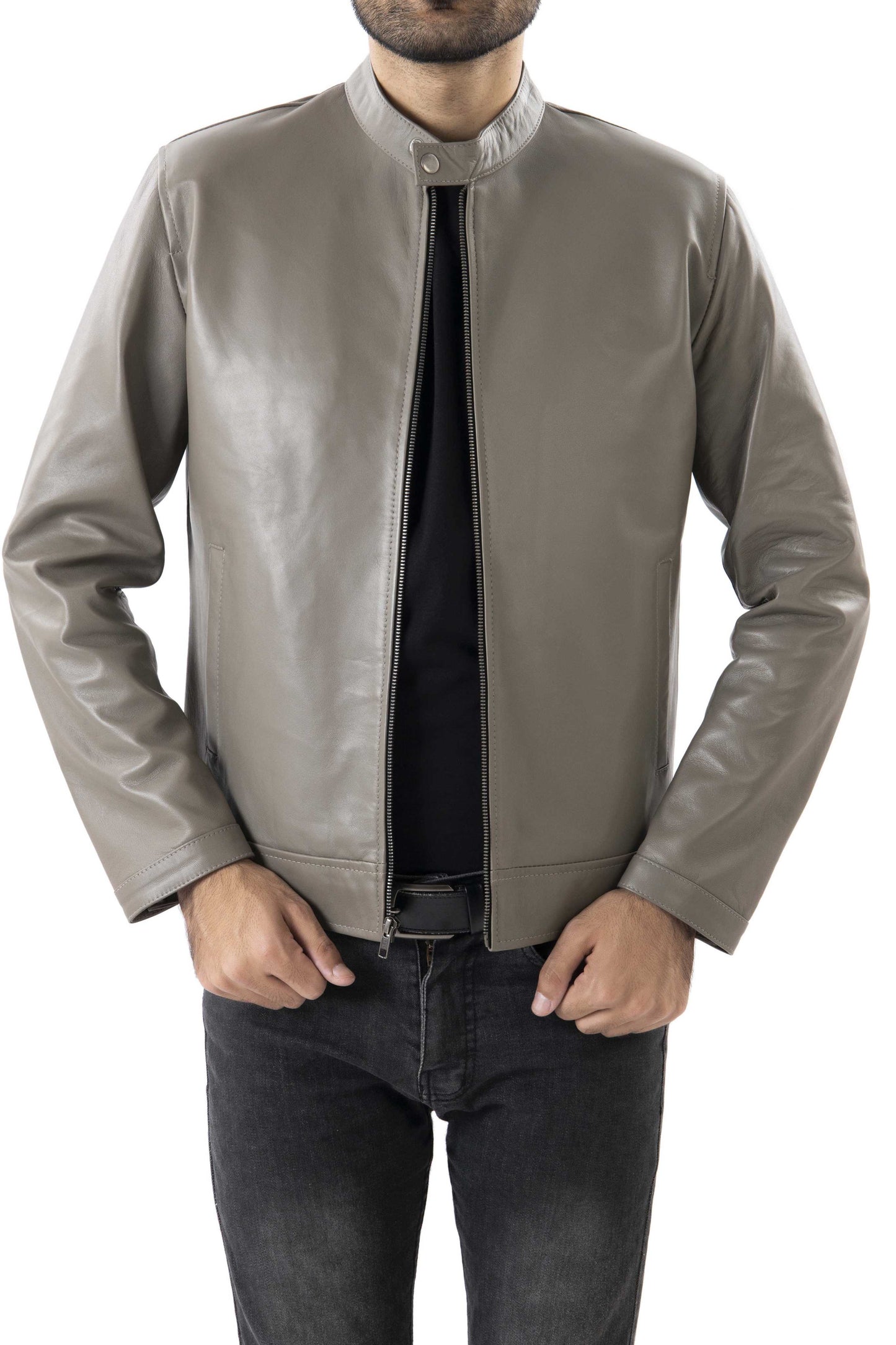 Mens Pure Sheep Leather Jacket