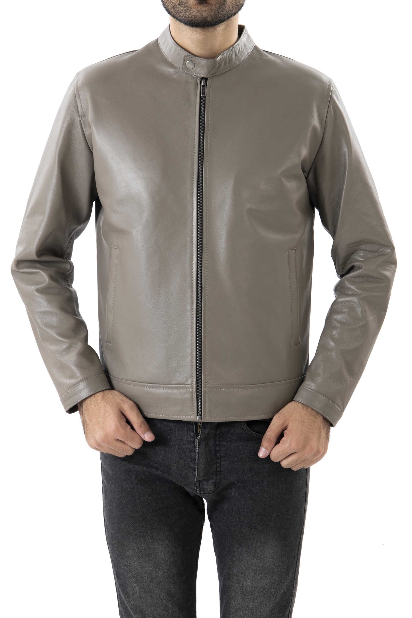 Mens Pure Sheep Leather Jacket