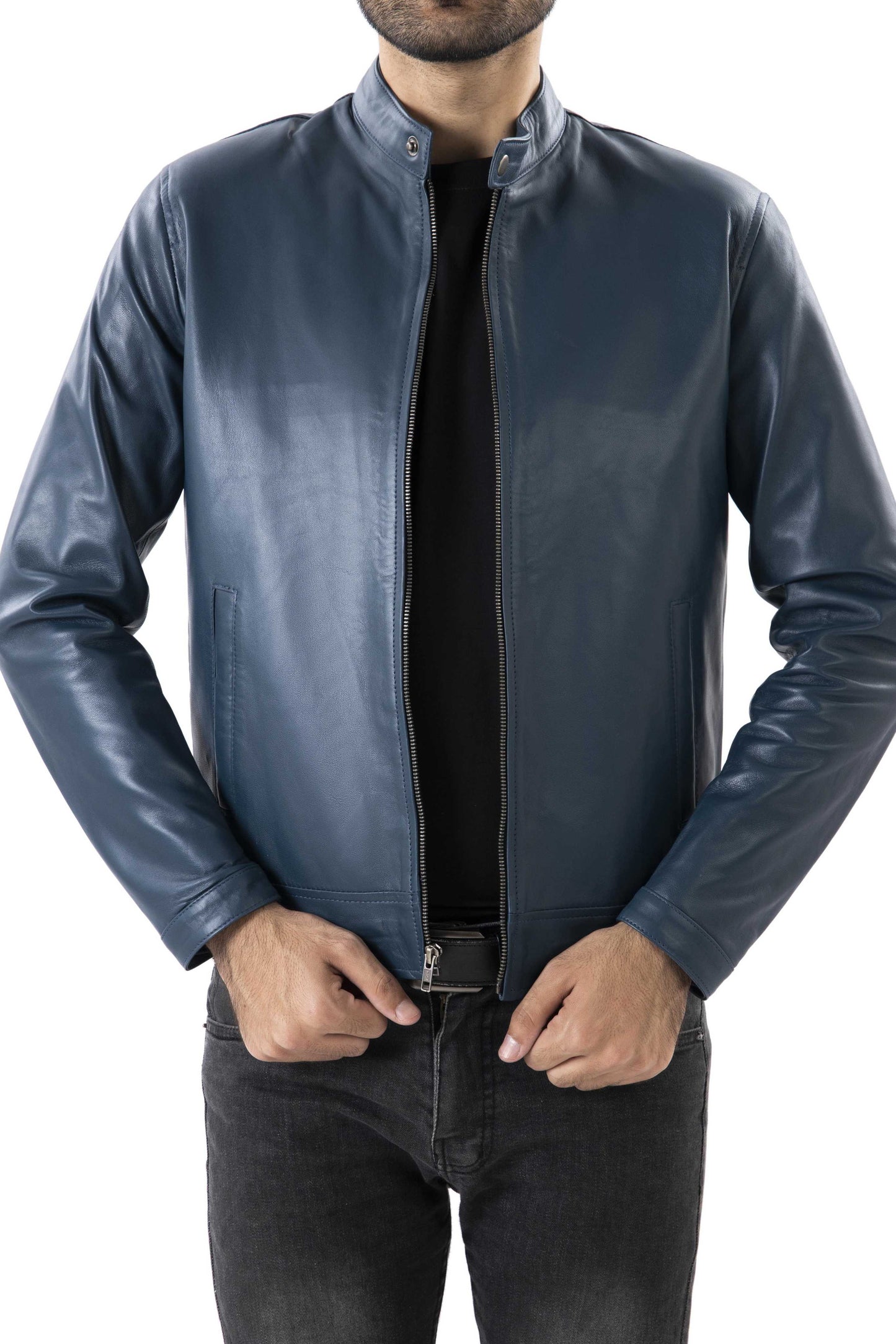 Mens Pure Sheep Leather Jacket
